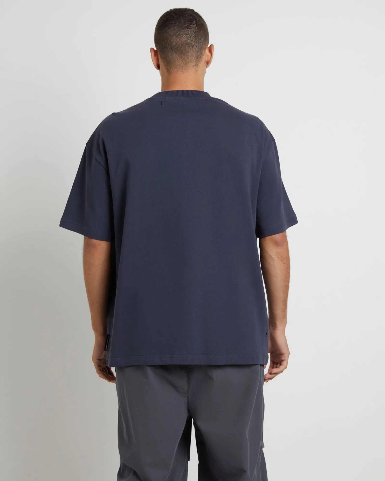 cherub_short_sleeve_tshir_1.webp Best BLACK NOISE WHITE RAIN Cherub Short Sleeve T-Shirt In Ink