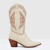 Shop THERAPY Chicago Boots Bone Croc
