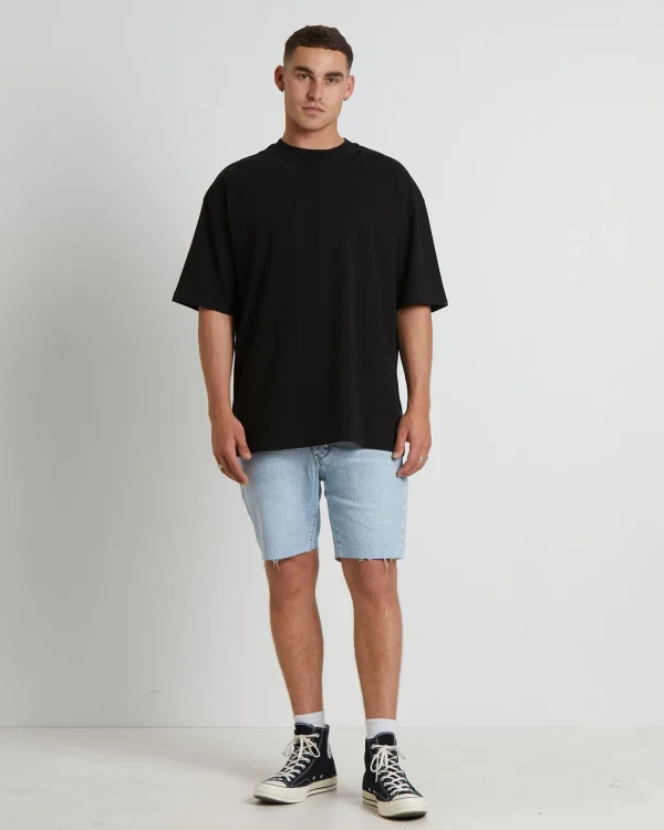 Cheap STANDARD JEAN CO Choked Short Sleeve T-Shirt In Black