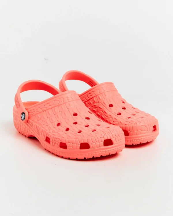 Cheap CROCS Classic kin Clogs Guava