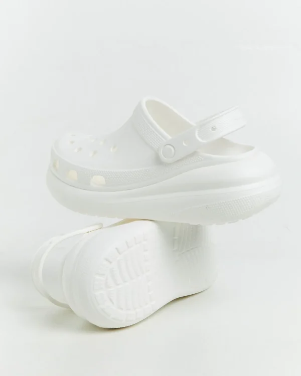 Sale CROCS Classic Crush Clogs White