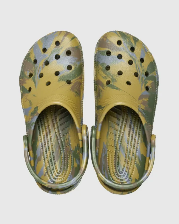 New CROCS Classic Marbled Clogs