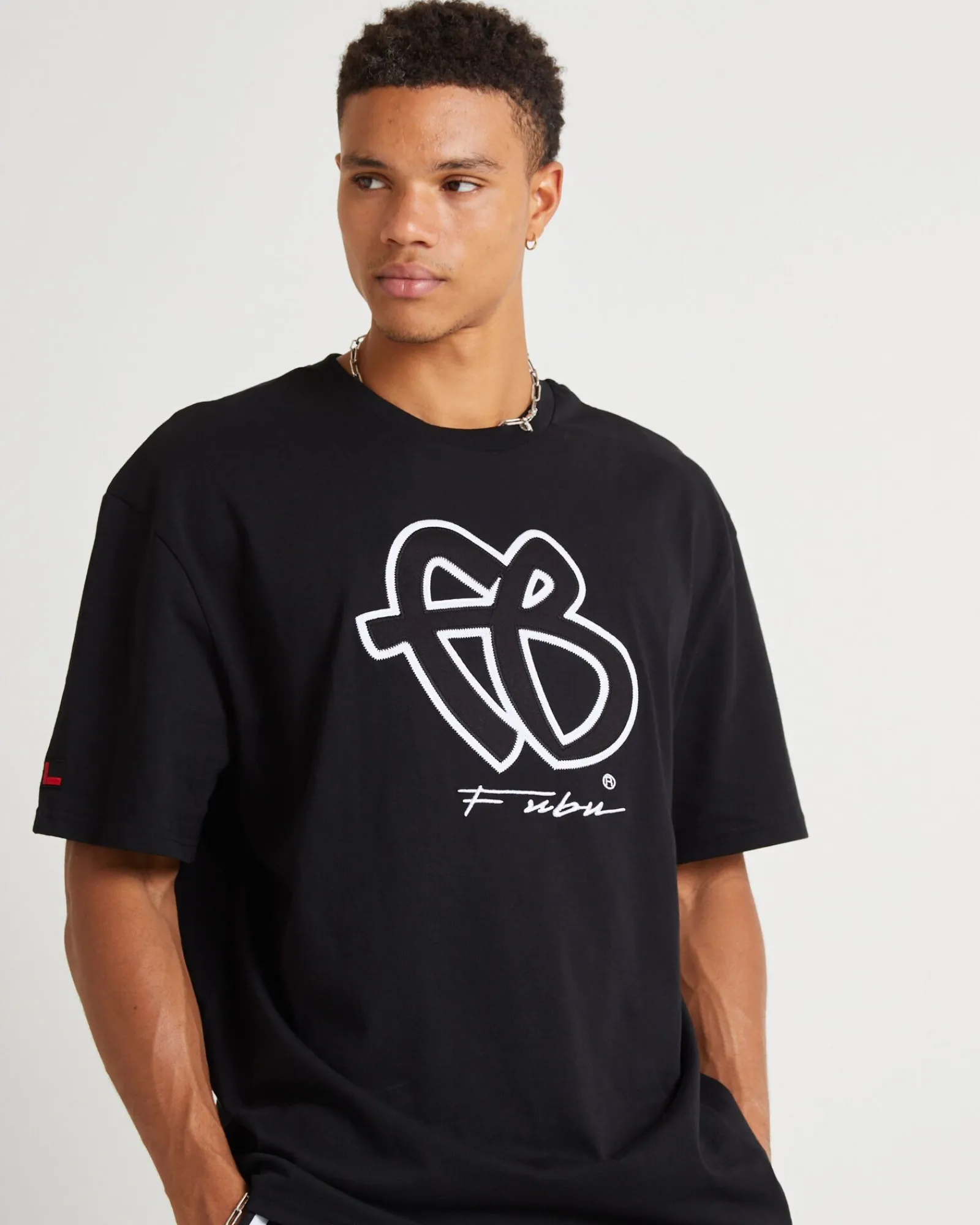 classic_short_sleeve_tshi_4.webp Outlet FUBU Classic Short Sleeve T-Shirt Black/White
