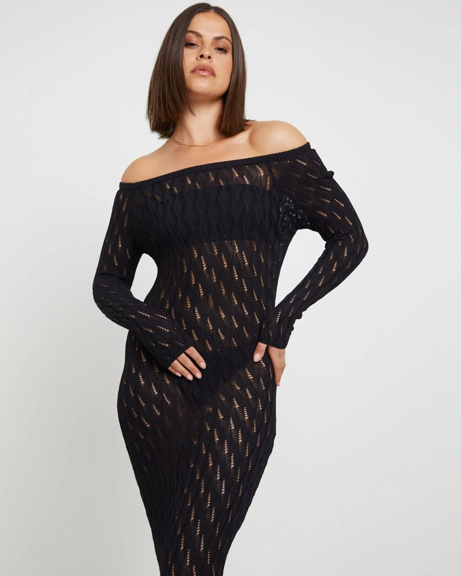 cleo_midi_long_sleeve_dre_0.webp Sale SNDYS Cleo Midi Long Sleeve Dress In Black