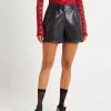 Hot ALICE IN THE EVE Cleo Pu Tailored Shorts Black