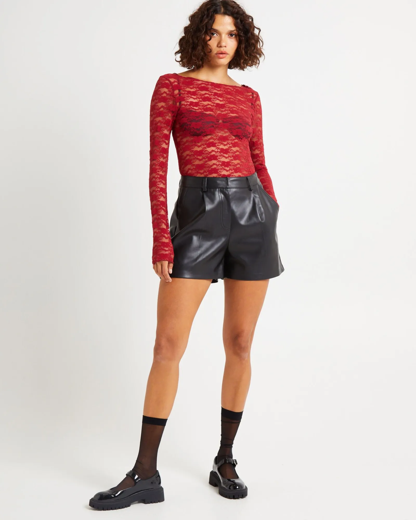 cleo_pu_tailored_shorts_b_2.webp Hot ALICE IN THE EVE Cleo Pu Tailored Shorts Black