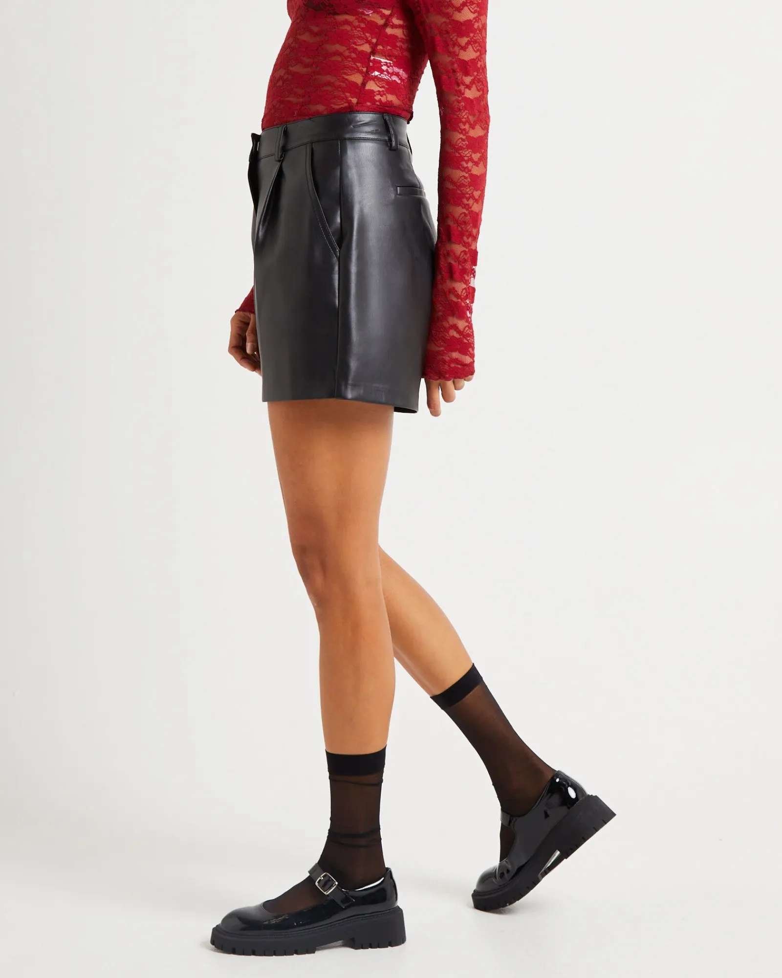 cleo_pu_tailored_shorts_b_3.webp Hot ALICE IN THE EVE Cleo Pu Tailored Shorts Black