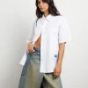 Online LARRIET Cliff Short Sleeve Shirt In White