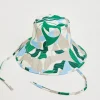 Best Sale SUBTITLED Coko Canvas Reversible Wide Bucket Hat