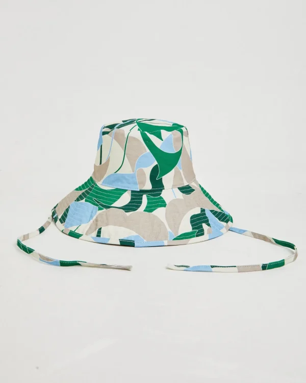 Best Sale SUBTITLED Coko Canvas Reversible Wide Bucket Hat