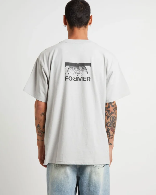 Hot FORMER Collision Crux Short Sleeve T-Shirt In Concrete Grey