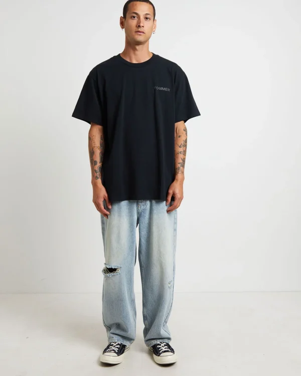 Store FORMER Collision Crux Short Sleeve T-Shirt In Black