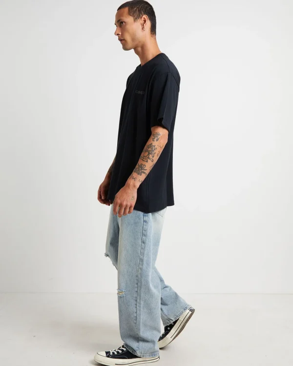 Store FORMER Collision Crux Short Sleeve T-Shirt In Black