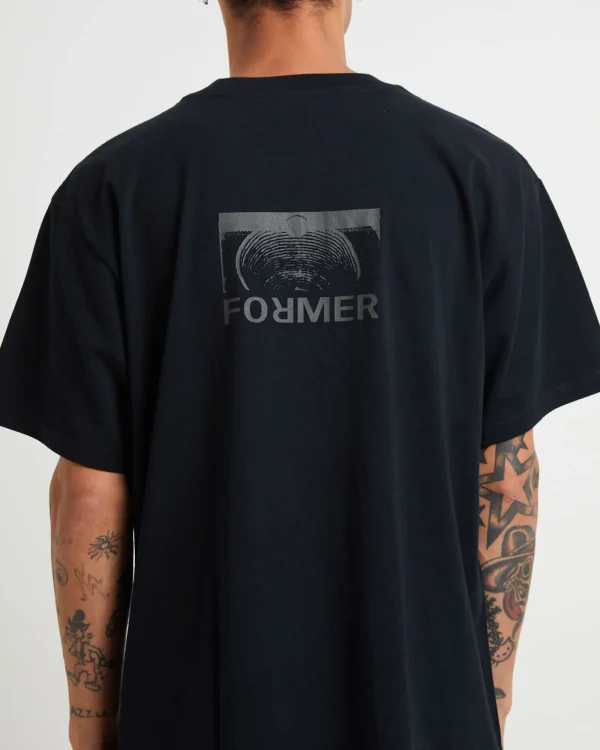 Store FORMER Collision Crux Short Sleeve T-Shirt In Black