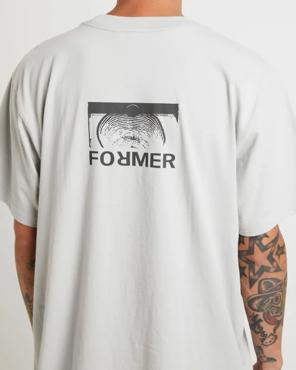 Hot FORMER Collision Crux Short Sleeve T-Shirt In Concrete Grey