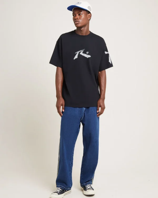 Cheap RUSTY Comp Revolution Short Sleeve T-Shirt Black