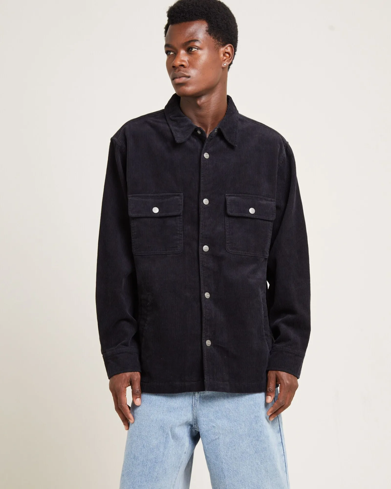 conditions_cord_long_slee_0.webp Cheap INSIGHT Conditions Cord Long Sleeve Overshirt Tan