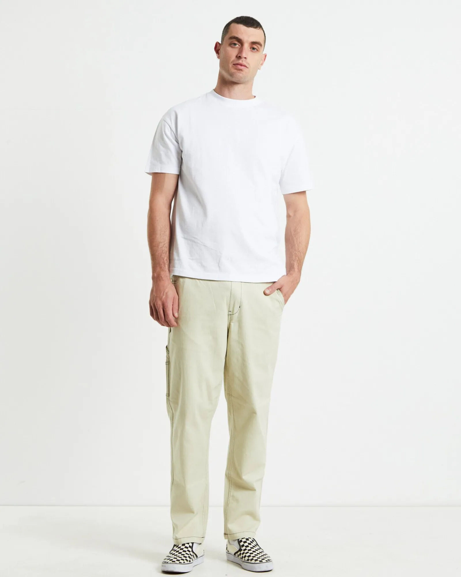 contrast_stitch_pants_cre_2.webp Clearance TAIKAN Contrast Stitch Pants Cream