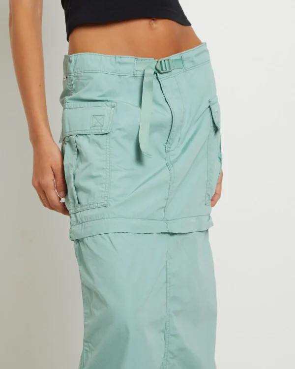 Store LEVIS Convertible Cargo Skirt In Granite Green