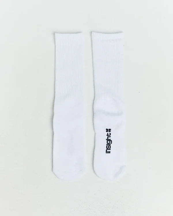 Discount INSIGHT Core Crew Socks 2 Pack White/Black