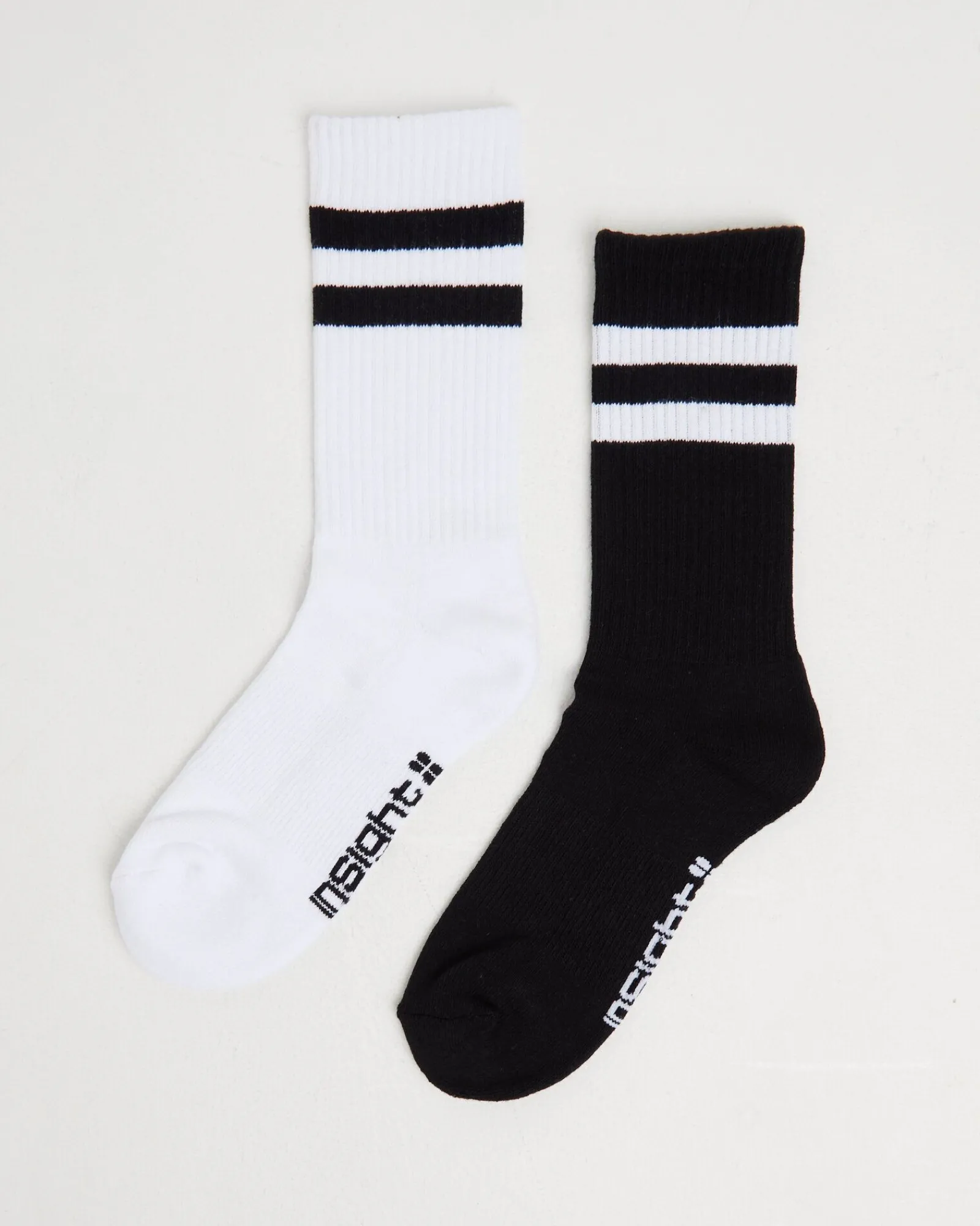 core_stripe_crew_socks__p_0.webp Hot INSIGHT Core Stripe Crew Socks 2 Pack White/Black