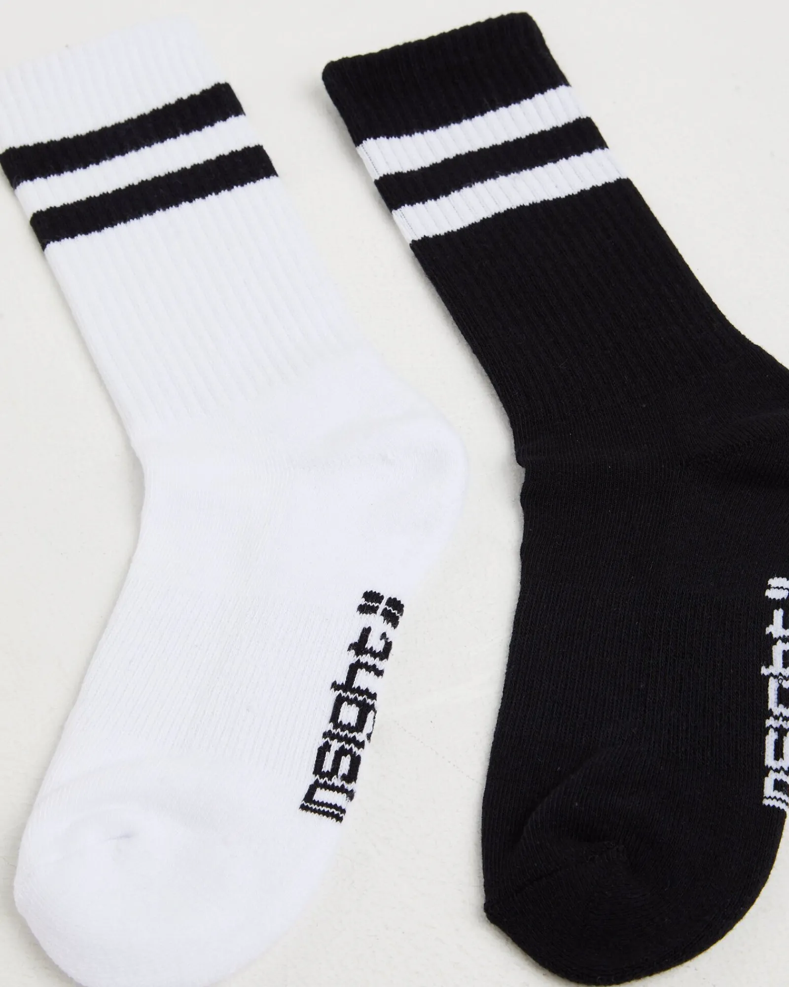 core_stripe_crew_socks__p_1.webp Hot INSIGHT Core Stripe Crew Socks 2 Pack White/Black