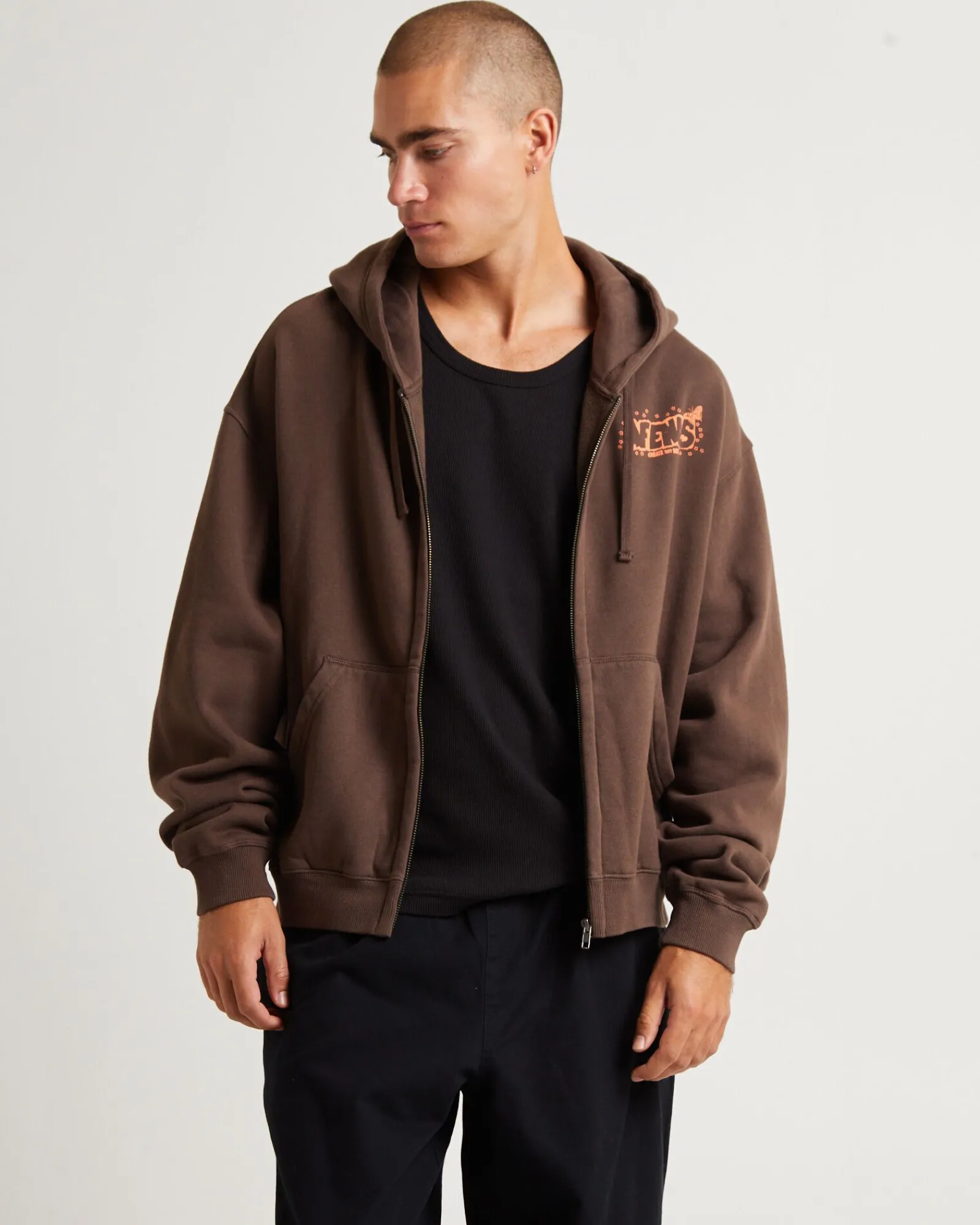 cosmic_life_recycled_zip__3.webp New AFENDS Cosmic Life Recycled Zip Hoodie Coffee