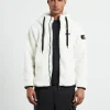 Fashion NATIONAL GEOGRAPHIC Costoni Fleece Hoodie Zip-Up Jacket Sugar Swizzle Ivory