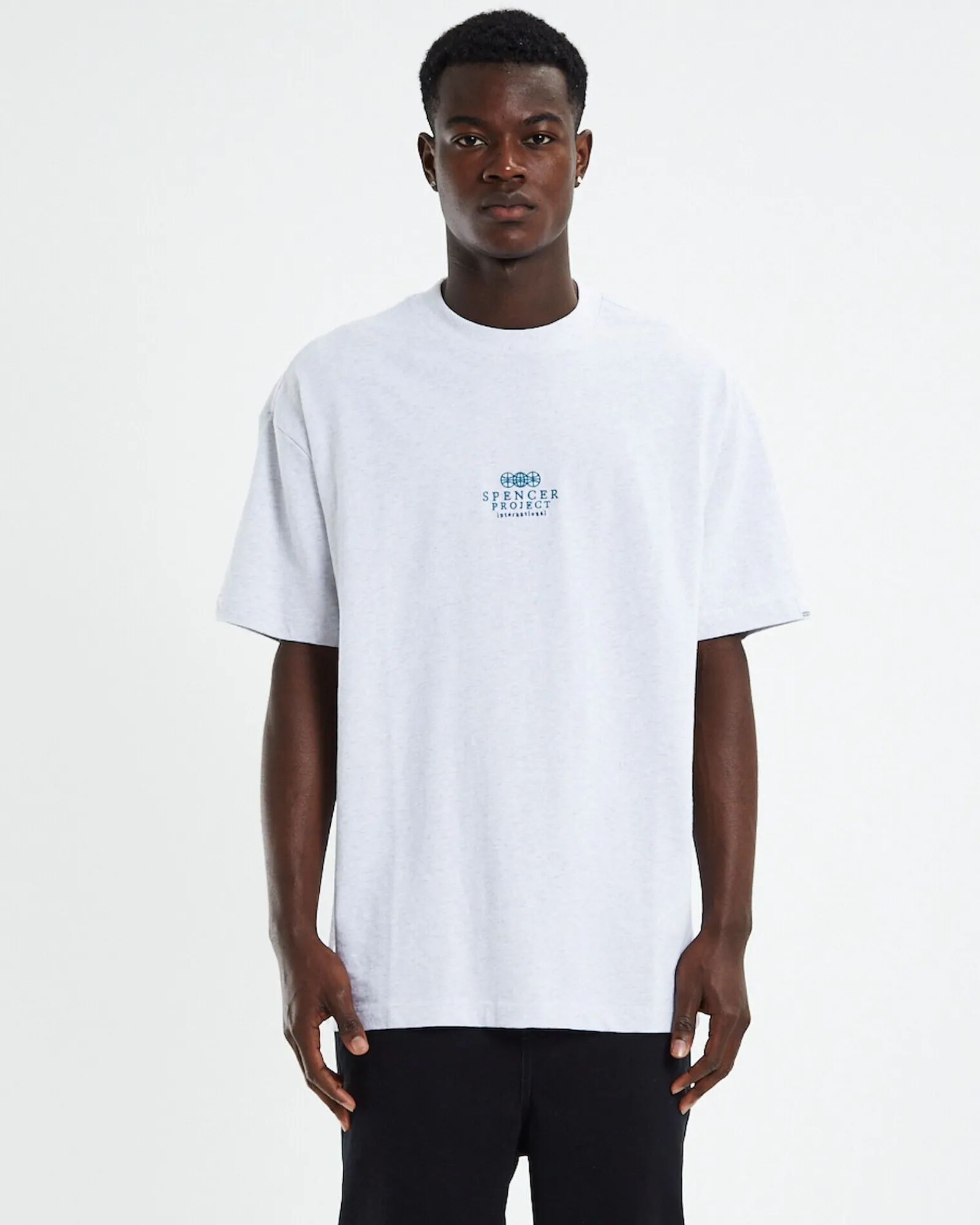 court_short_sleeve_tshirt_0-1.webp Best SPENCER PROJECT Court Short Sleeve T-Shirt Frost Marle Grey