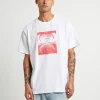 Fashion FORMER Cracked Crux Short Sleeve T-Shirt In White