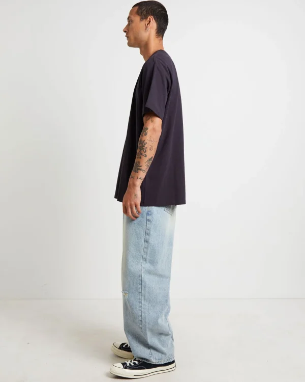 Flash Sale FORMER Cracked Crux Short Sleeve T-Shirt In Navy
