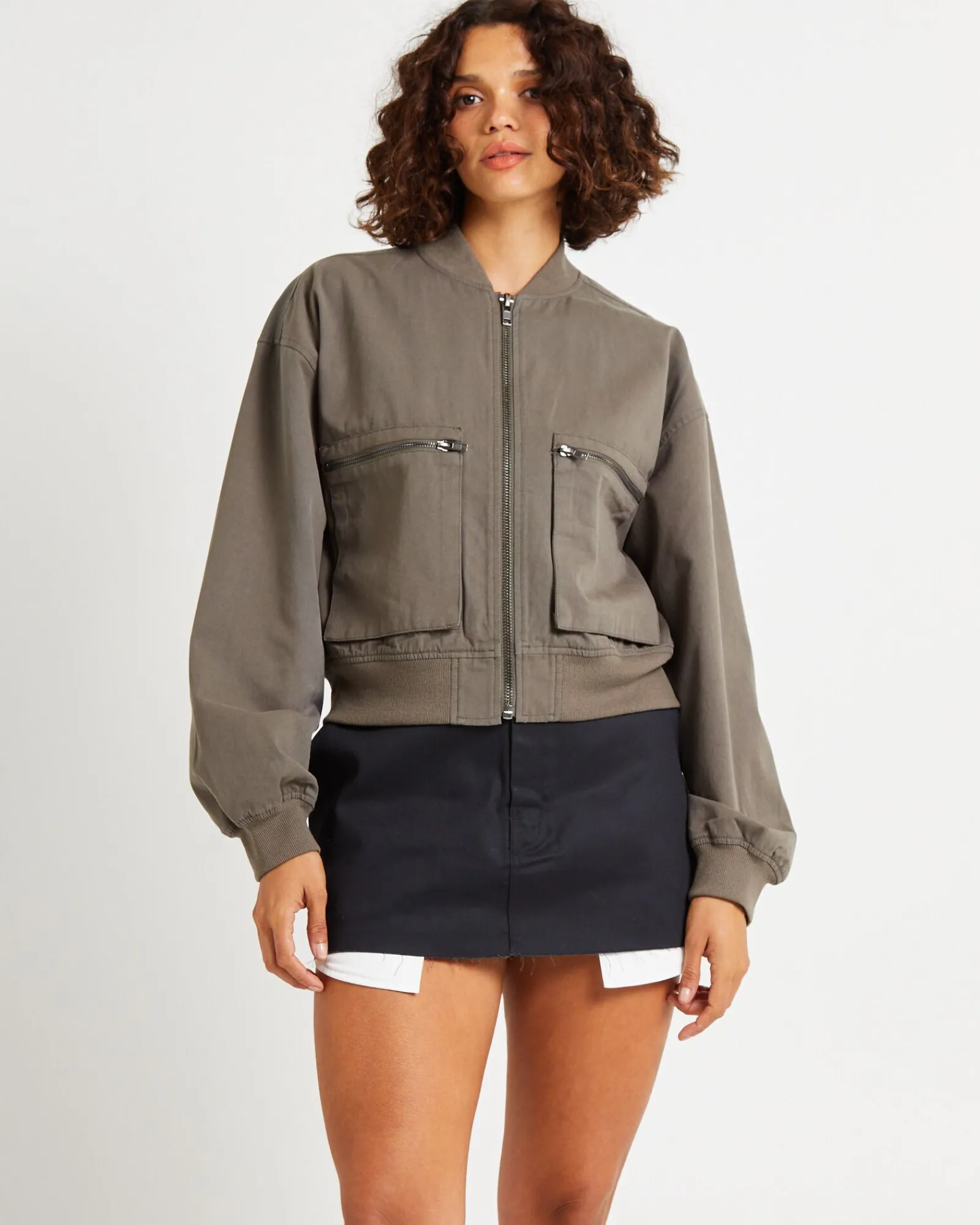 crop_utility_bomber_jacke_3.webp Clearance INSIGHT Crop Utility Bomber Jacket