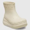 New CROCS Crush Boots In Bone