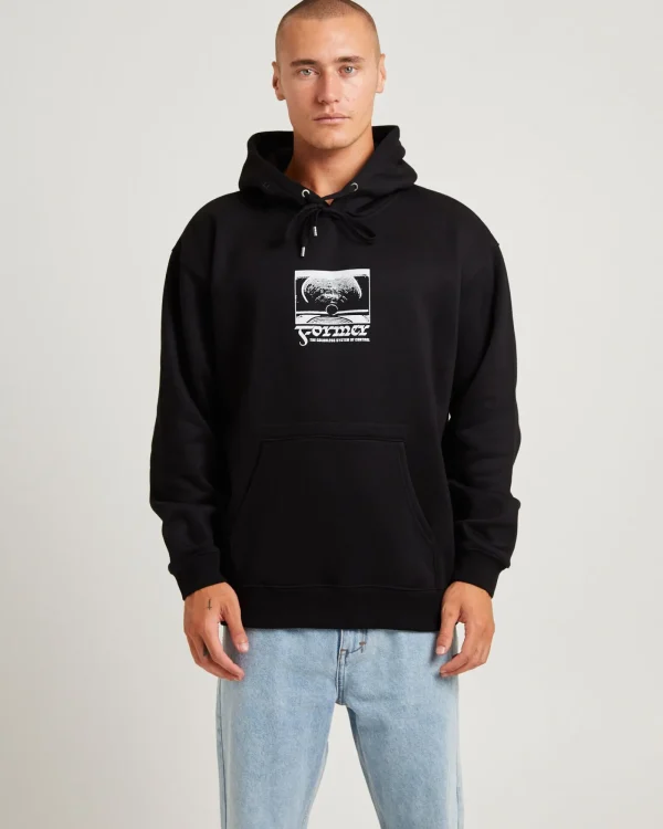 Cheap AFENDS Crux Tribute Hoodie Black