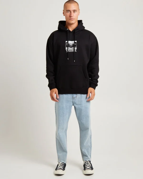 Cheap AFENDS Crux Tribute Hoodie Black