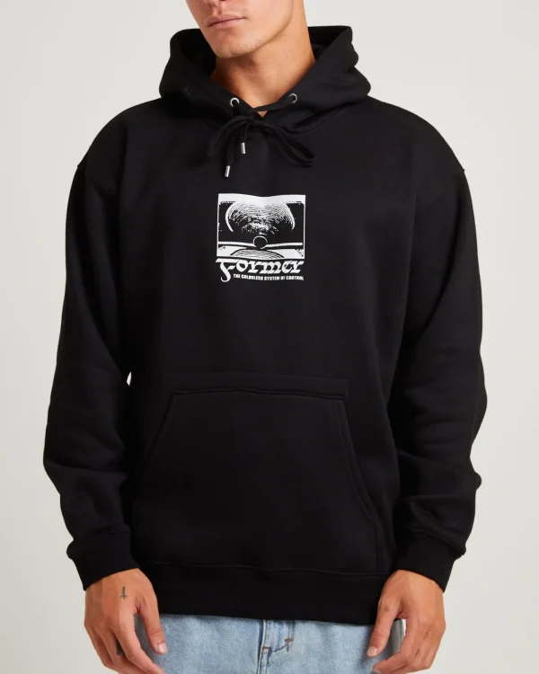 Cheap AFENDS Crux Tribute Hoodie Black