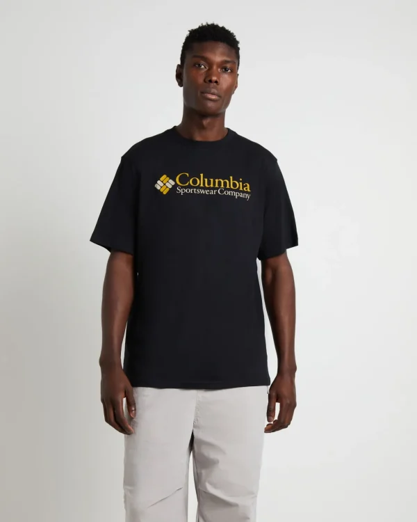 Discount COLUMBIA Csc Retro Logo Graphic Short Sleeve T-Shirt In Black