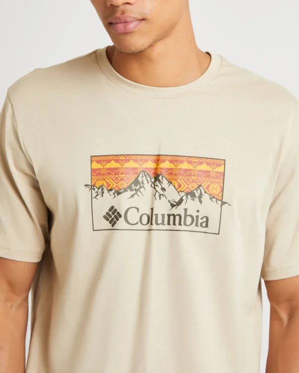Clearance COLUMBIA Csc Seasonal Logo Tee Ancient Fossil