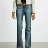 New NEON HART Cyndi Low Rise Boot Cut Jeans Blue