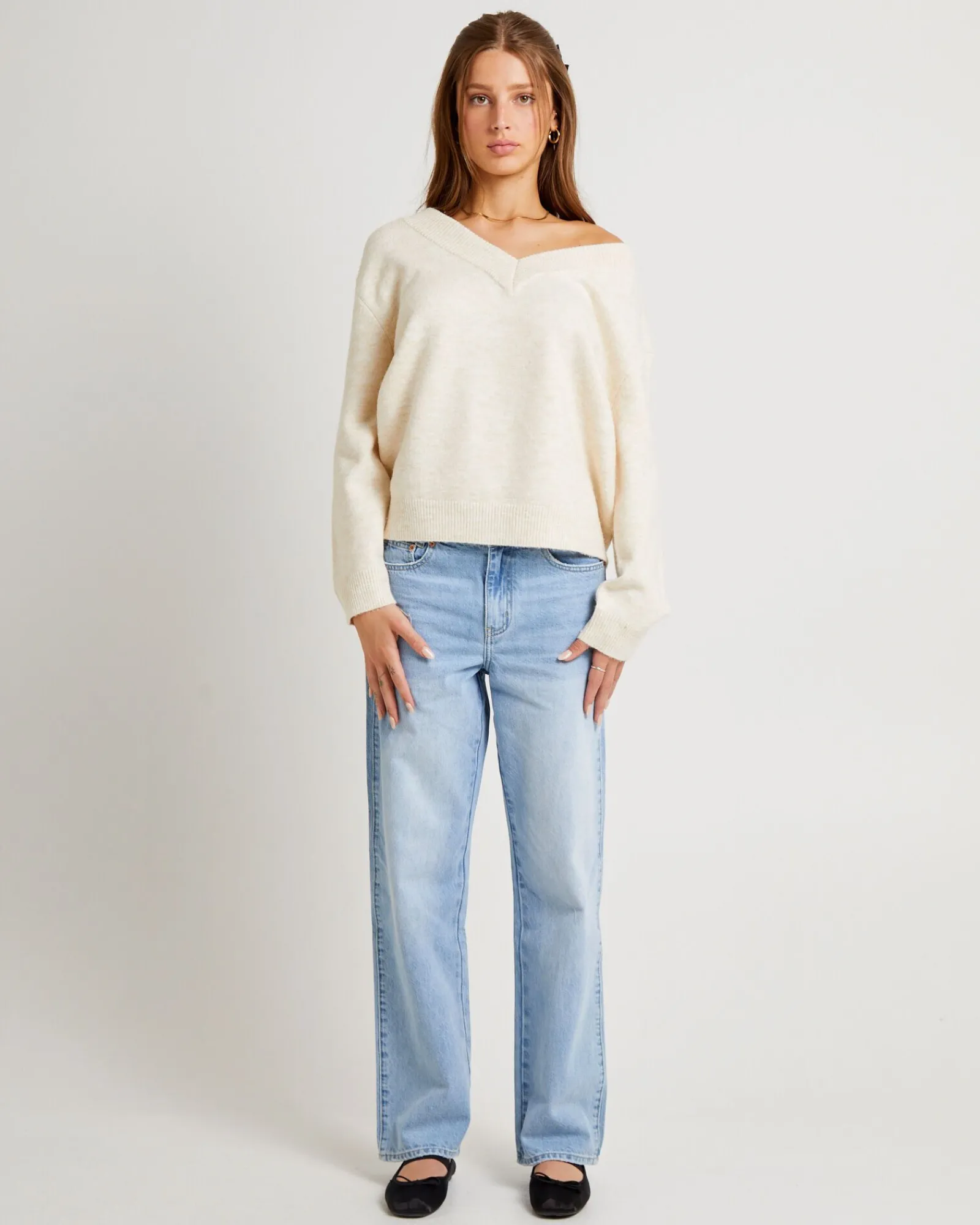 deep_v_neck_slouchy_jumpe_2.webp Store SUBTITLED Deep V Neck Slouchy Jumper