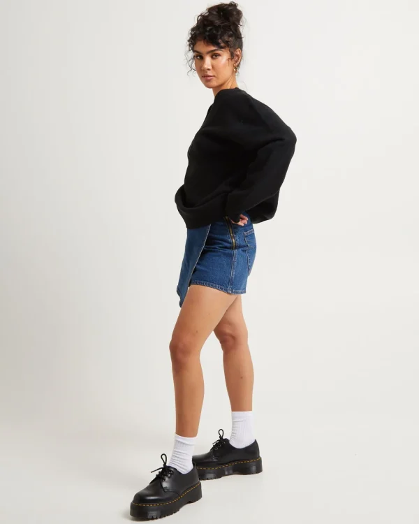 Sale SUBTITLED Deep V Neck Slouchy Jumper