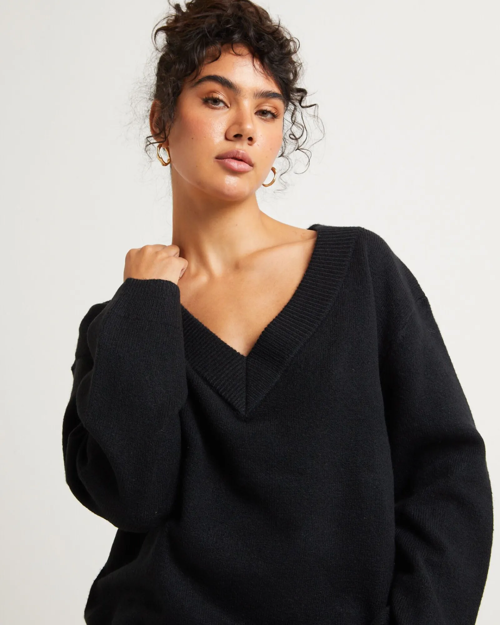 deep_v_neck_slouchy_jumpe_4-1.webp Sale SUBTITLED Deep V Neck Slouchy Jumper