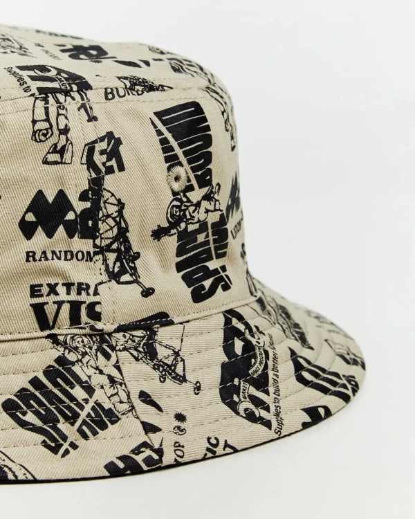 Store MARKET Destination Unknown Bucket Hat Cream