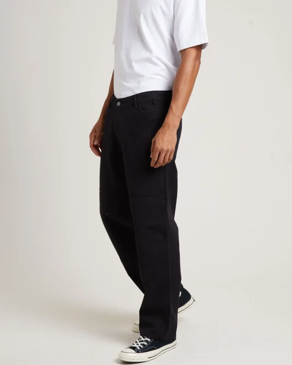 Flash Sale FORMER Distend Double Knee Pants In Black
