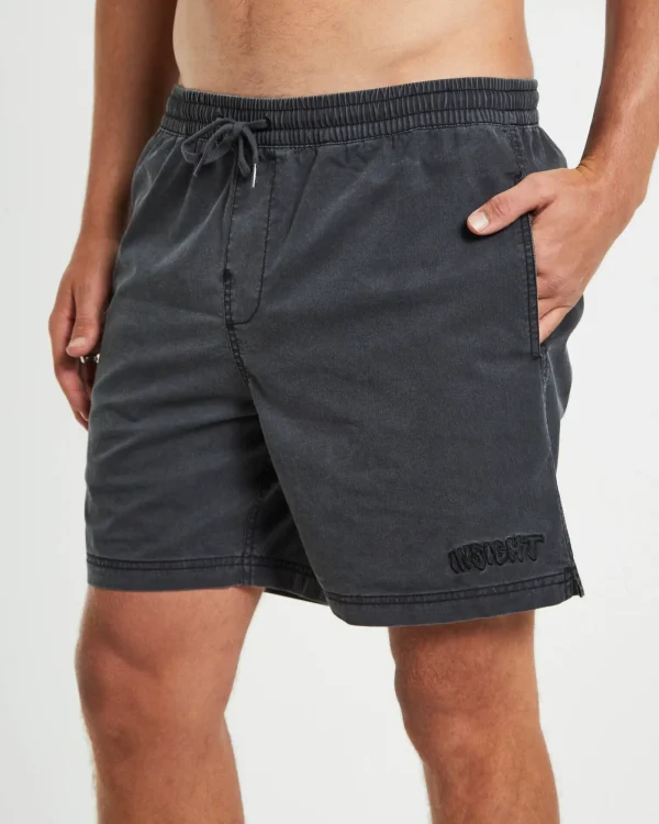 Cheap INSIGHT Dive Boardshorts In Washed Black