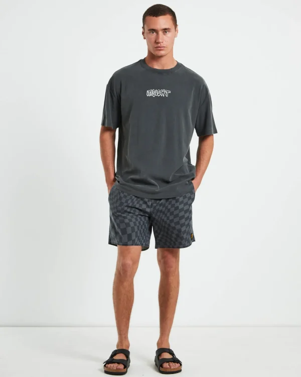 Fashion INSIGHT Dive Short Sleeve T-Shirt In Black