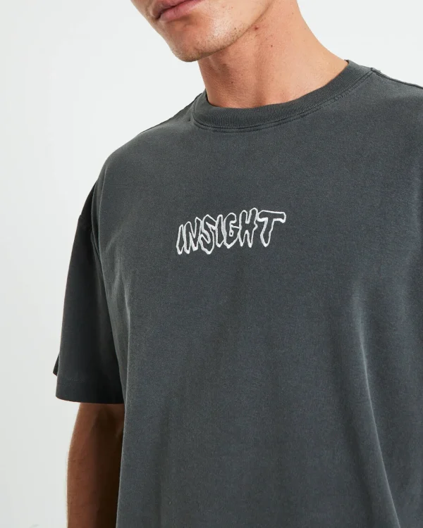 Fashion INSIGHT Dive Short Sleeve T-Shirt In Black