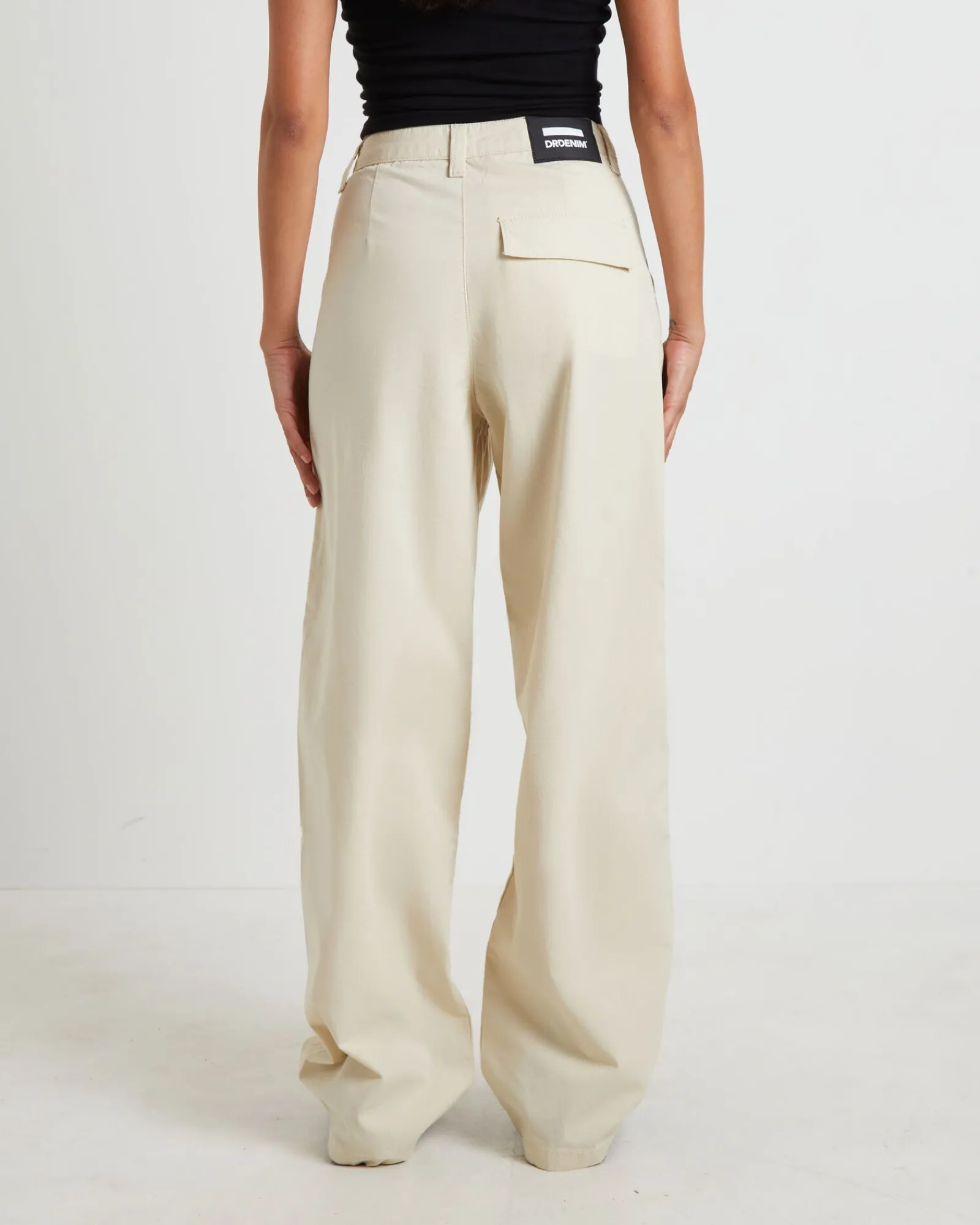 donna_cargo_pant_in_bone__0.webp Shop DR DENIM Donna Cargo Pant In Bone Ripstop