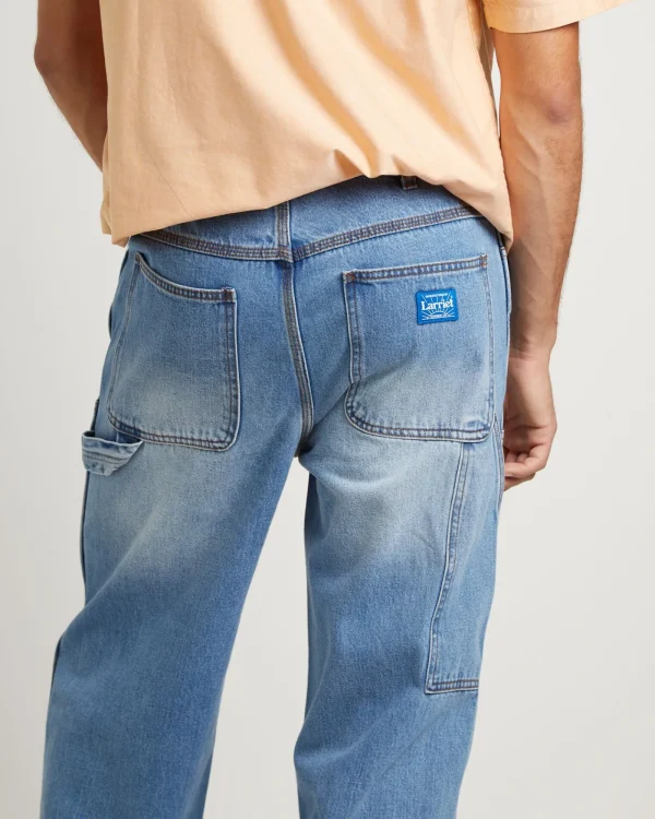 Cheap LARRIET Double Knee Carpenter Pants In Vintage Wash