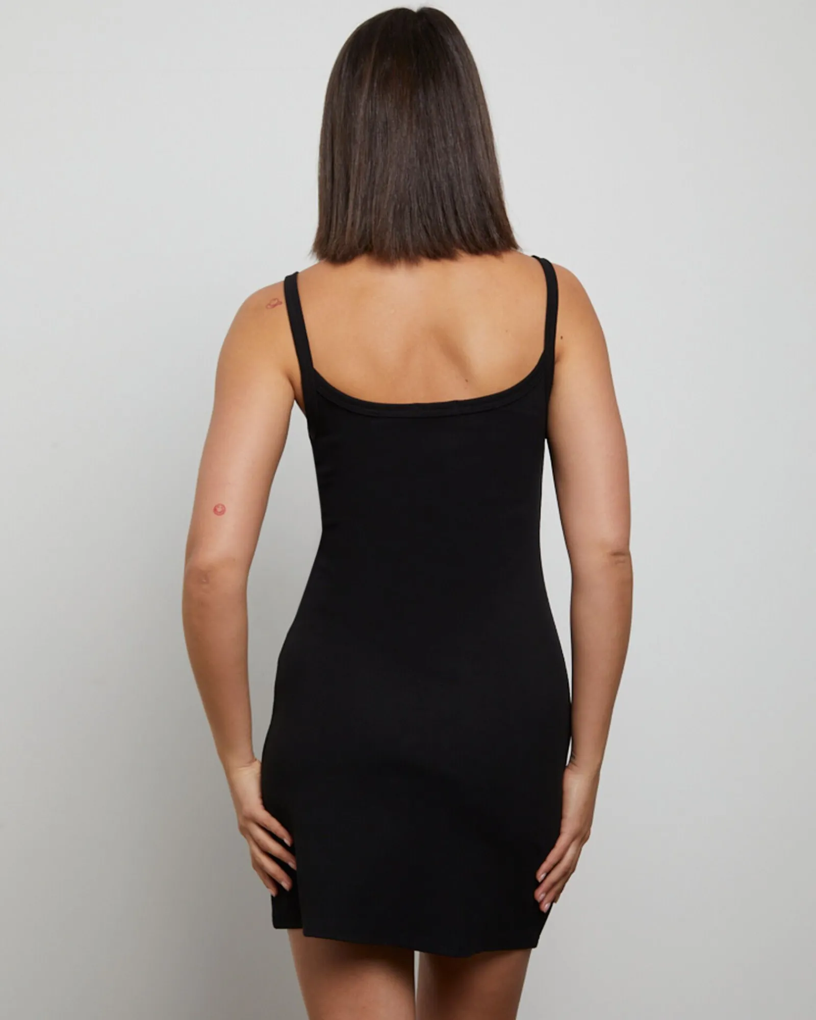easy_aline_mini_dress_in__1-2.webp Outlet GENERAL PANTS CO. BASICS Easy A-Line Mini Dress In Black